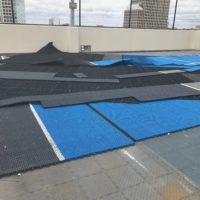 The Vue Sports Court Damage – 2